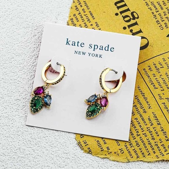 Kate Spade Leaf Stud Earrings - Picture 4 of 5